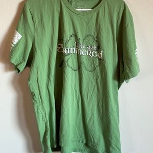 Grunt Style XXL Green "Let's Get Shammered" Cotton T-Shirt